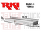 RKI Top Mount Service Body Box 96x14x7 White 14 Gauge Steel Model TC9614