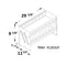 RKI Truck Box Tray For US And UST Boxes 72" in length and longer Model TRAY FLDOUT