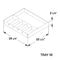 RKI Truck Box Tray For All M54U, M58U, M60FW, M60SB and MTB60 Boxes Model TRAY M