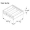 RKI Truck Box Tray For Any SLPW Side Boxes Model TRAY SLPW