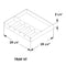 RKI Truck Box Tray For All Full Size ST and C Series Truck Boxes 20" Wide Model TRAY ST