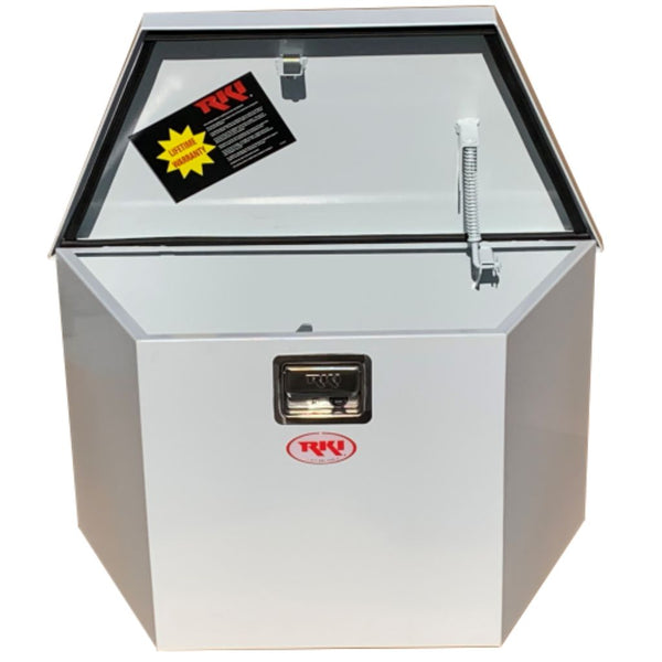 RKI Trailer Tongue Box White Steel Model # TTB34