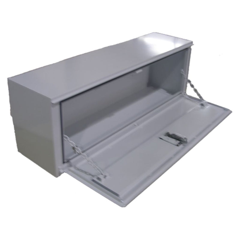 RKI Top Mount Truck Tool Box Single Door White Steel Model US48C