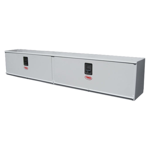 RKI Top Mount Box White Two Door 14 Gauge Steel Model US90C
