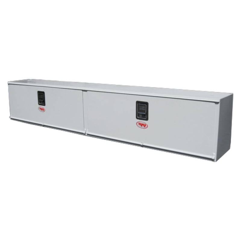 RKI Top Mount Box White Two Door 14 Gauge Steel Model US90C