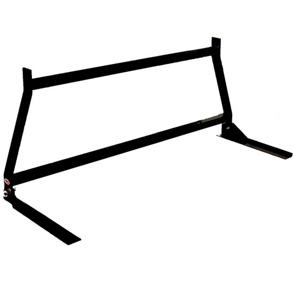 RKI Headache Rack Cab Protector Window Grille Black Steel No Louvers Model # WG15B NL