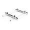 Holman Drop Down HD Aluminum Ladder Rack Kit Double Ford Transit Mid Roof Model 4TMADD