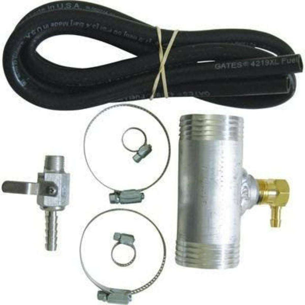 Diesel Gravity Feed Install Kit for Auxiliary & Transfer Fuel Tanks Chevy/GMC (1999-2010) 2" Fill Line Model 011029