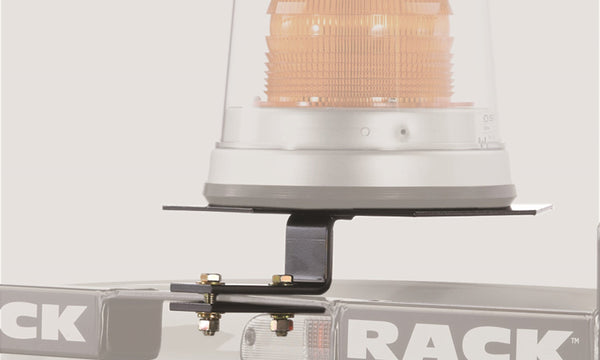 BACKRACK Utility Light Bracket; Universal; Black; 10.5 In. Base, Center Mount Model 91002