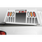 BACKRACK 3 LIGHT; White; Silv/Sierra/F150/Titan/Tundra/Dodge/Ram w/o RamBox; Exc Lights Model 148TLW