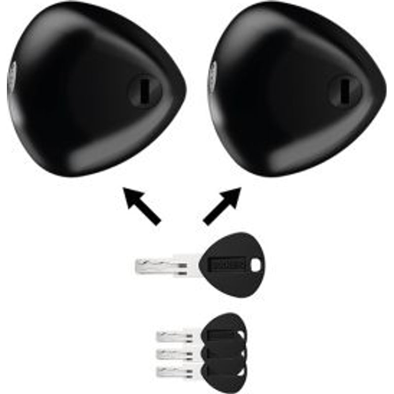 Holman BLACKSTONE BLACK COMBO (2 pc) Security Lock Model 84431
