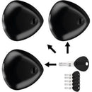 Holman BLACKSTONE BLACK COMBO (3 pc) Security Lock Model 84432
