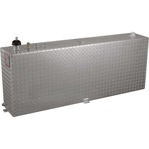 RDS 45 Gallon Vertical Transfer Tank Bright Aluminum 55X9.5X21 Model # 72545