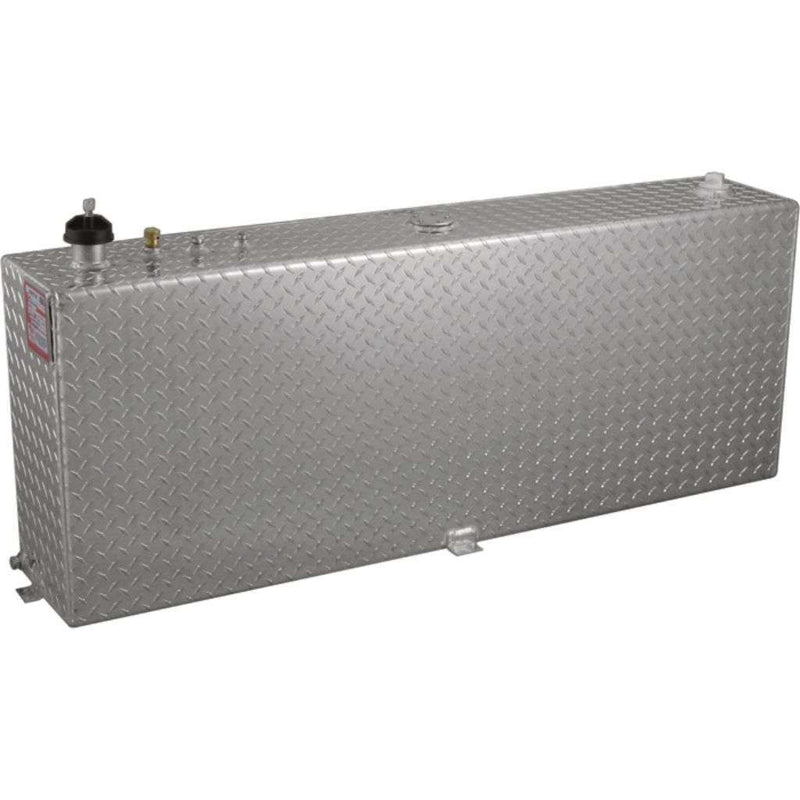 RDS 45 Gallon Vertical Transfer Tank Bright Aluminum 55X9.5X21 Model