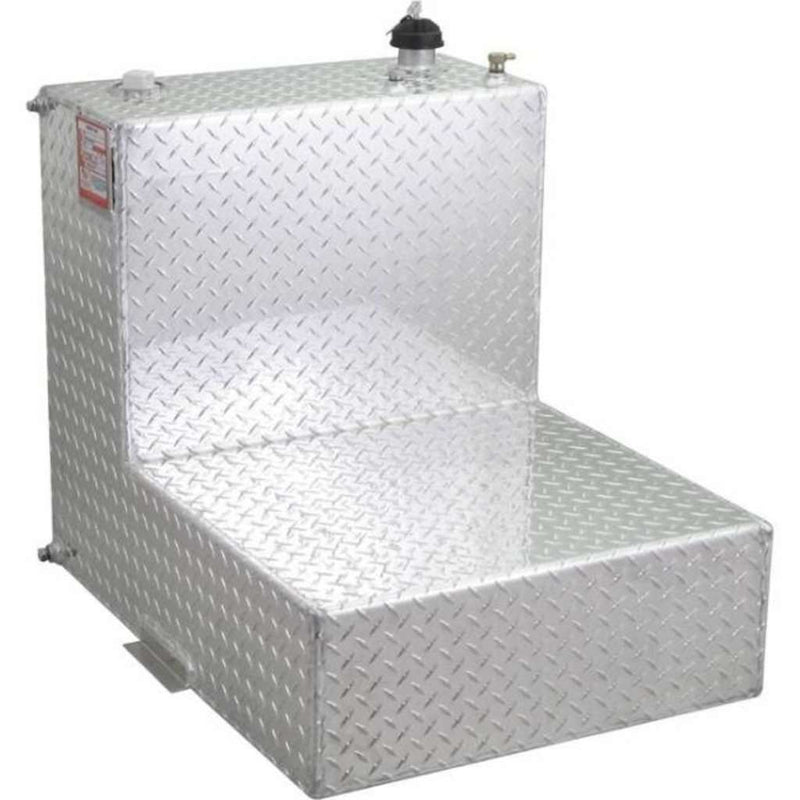 RDS 48 Gallon L Shaped Transfer Tank Bright Aluminum 24X32X26 Model
