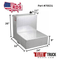 RDS 48 Gallon L Shaped Transfer Tank Bright Aluminum 24X32X26 Model # 70531
