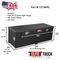 RDS 51 Gallon Auxiliary Tank & Toolbox Combo Black Aluminum 50X20X19 Model