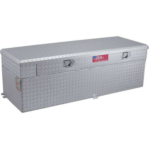 RDS 51 Gallon Auxiliary Tank & Toolbox Combo Bright Aluminum 50X20X19 Model # 72746