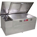 RDS 52 Gallon Transfer Tank & Toolbox Combo With 15 GPM Pump Bright Aluminum 55X30X21 Model