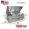 RDS 52 Gallon Transfer Tank & Toolbox Combo With 15 GPM Pump Bright Aluminum 55X30X21 Model # 73955