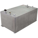 RDS 55 Gallon Rectangular Transfer Tank Bright Aluminum Mill Finish 36.5X22X16.5 Model