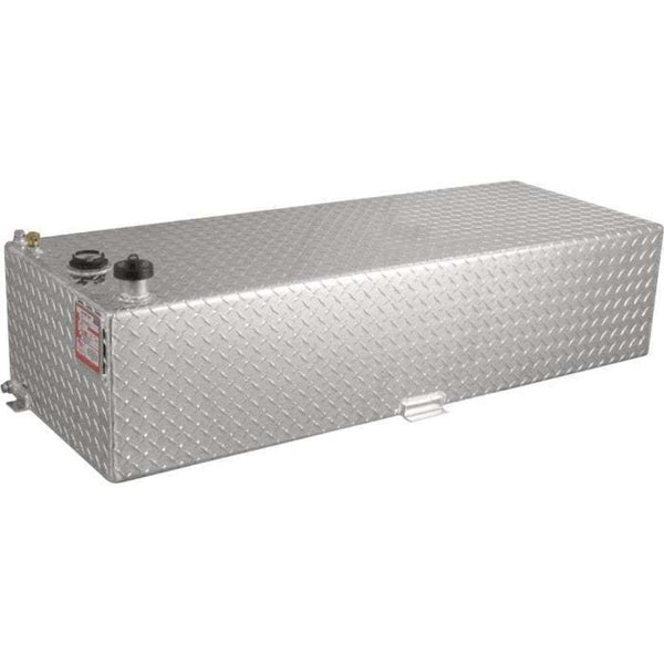 RDS 60 Gallon Auxiliary Fuel Tank Bright Aluminum 55X20X12.75 Model # 72771