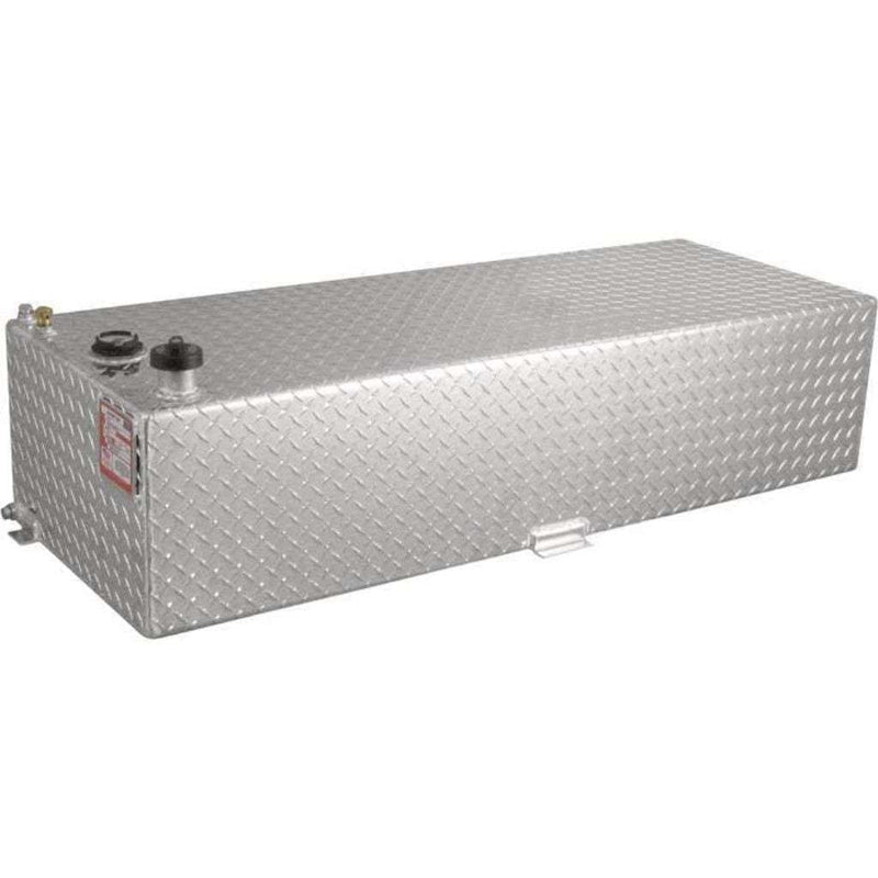 RDS 60 Gallon Auxiliary Fuel Tank Bright Aluminum 55X20X12.75 Model