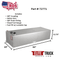 RDS 60 Gallon Auxiliary Fuel Tank Bright Aluminum 55X20X12.75 Model # 72771