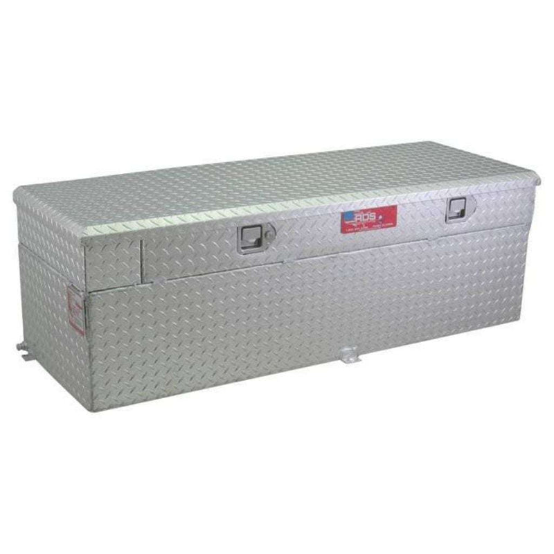 RDS 60 Gallon Auxiliary Tank & Toolbox Combo Bright Aluminum 55X20X19 Model