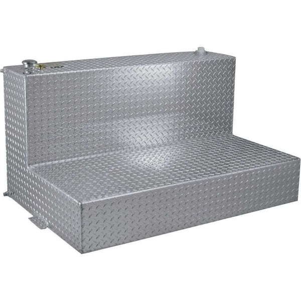 RDS 60 Gallon L Shape Transfer Tank Bright Aluminum 48X28X16.5 Model # 72770