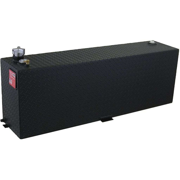 RDS 60 Gallon Rectangular Transfer Tank Black Aluminum 56X13X19.25 Model # 71212PC