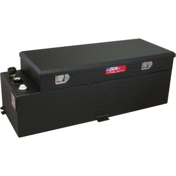 RDS 60 Gallon Transfer Tank & Toolbox Combo Black Aluminum 55X20X19.5 Model # 72548PC