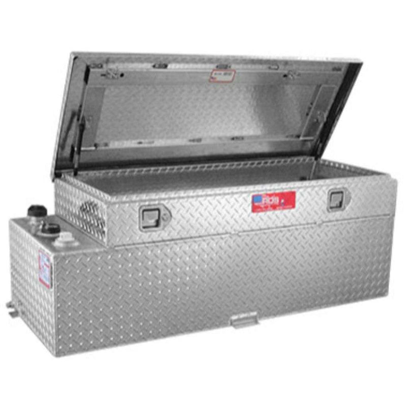RDS 60 Gallon Transfer Tank & Toolbox Combo Bright Aluminum 57X20X22.75 Model