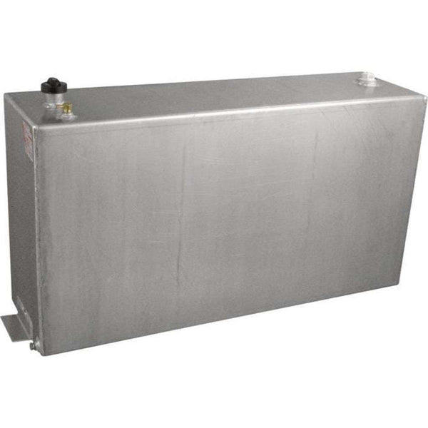 RDS 70 Gallon Vertical Transfer Tank Bright Aluminum Mill Finish 48X13.5X26 Model # 72117