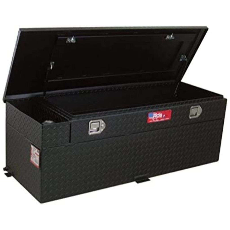 RDS 91 Gallon Auxiliary Fuel Tank & Toolbox Combo Black Aluminum 55X30X19.5 Model