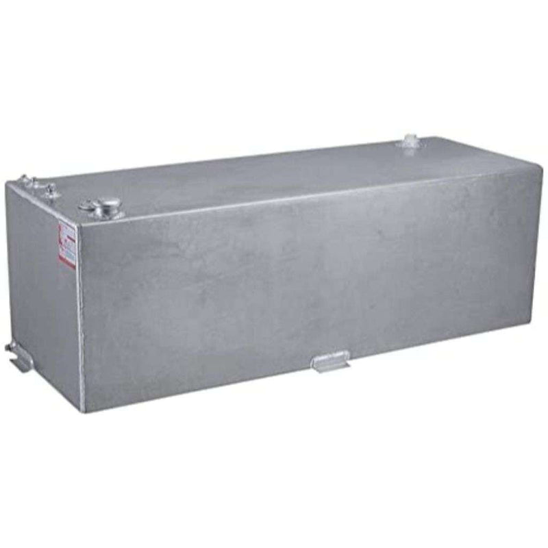 RDS 91 Gallon Rectangular Transfer Tank Bright Aluminum Mill Finish 57X20X19 Model