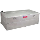 RDS 95 Gallon L Shaped Transfer Tank & Toolbox Combo Bright Aluminum 57X30X19 Model