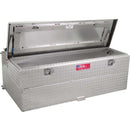RDS 95 Gallon L Shaped Transfer Tank & Toolbox Combo Bright Aluminum 57X30X19 Model