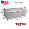 RDS 95 Gallon L Shaped Transfer Tank & Toolbox Combo Bright Aluminum 57X30X19 Model