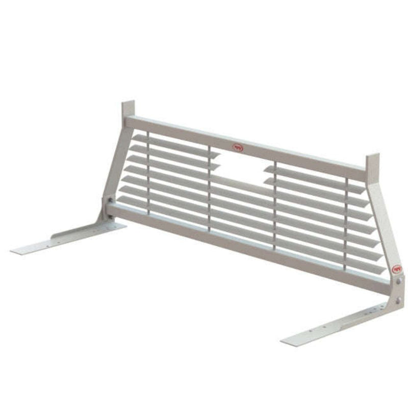 RKI Headache Rack Cab Protector Window Grille White Steel Model