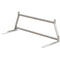 RKI Headache Rack Cab Protector Window Grille White Steel No Louvers Model # WG15 NL