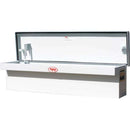 RKI Side Mount Truck Tool Box White Steel Model 48SLP