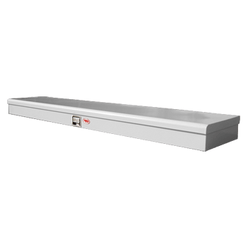 RKI Top Mount Service Body Box 96x14x7 White 14 Gauge Steel Model TC9614