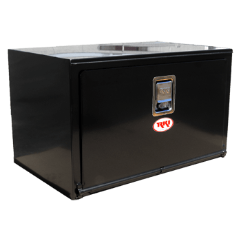 RKI Underbody Truck Box 30x16x12 H-Series 14 Gauge Black Steel Model # H301612